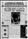 Caterham Mirror Thursday 18 January 1990 Page 1