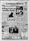 Caterham Mirror Thursday 21 January 1993 Page 1