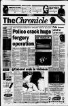 Crewe Chronicle Wednesday 25 October 1995 Page 1
