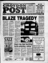 Croydon Post Wednesday 11 January 1995 Page 1
