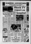 Dorking and Leatherhead Advertiser Friday 28 February 1986 Page 1