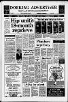 Dorking and Leatherhead Advertiser Friday 23 January 1987 Page 1
