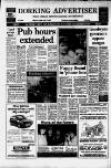 Dorking and Leatherhead Advertiser Friday 13 February 1987 Page 1