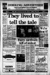 Dorking and Leatherhead Advertiser Friday 13 March 1987 Page 1