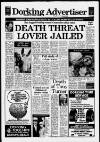 Dorking and Leatherhead Advertiser Thursday 21 July 1988 Page 1