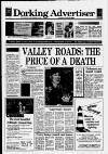 Dorking and Leatherhead Advertiser Thursday 03 November 1988 Page 1