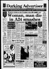 Dorking and Leatherhead Advertiser Thursday 10 November 1988 Page 1