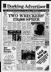 Dorking and Leatherhead Advertiser Thursday 28 December 1989 Page 1