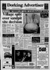 Dorking and Leatherhead Advertiser Thursday 10 September 1992 Page 1