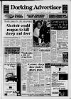 Dorking and Leatherhead Advertiser Thursday 21 January 1993 Page 1