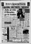 Dorking and Leatherhead Advertiser Thursday 18 March 1993 Page 1