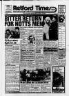 Retford, Gainsborough & Worksop Times Friday 08 March 1985 Page 1
