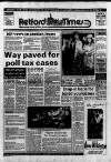 Retford, Gainsborough & Worksop Times Thursday 04 October 1990 Page 1