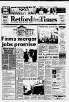 Retford, Gainsborough & Worksop Times Thursday 07 October 1993 Page 1