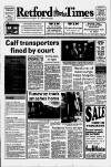 Retford, Gainsborough & Worksop Times Thursday 12 January 1995 Page 1