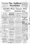 Staffordshire Newsletter Saturday 11 January 1908 Page 1