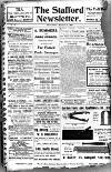 Staffordshire Newsletter Saturday 14 March 1908 Page 1
