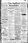 Staffordshire Newsletter Saturday 11 April 1908 Page 1
