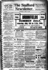 Staffordshire Newsletter Saturday 27 June 1908 Page 1
