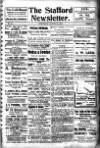 Staffordshire Newsletter Saturday 22 August 1908 Page 1