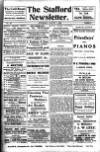 Staffordshire Newsletter Saturday 07 August 1909 Page 1