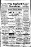 Staffordshire Newsletter Saturday 21 August 1909 Page 1