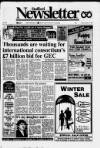 Staffordshire Newsletter Friday 13 January 1989 Page 1