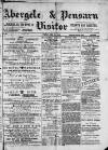 Abergele & Pensarn Visitor Friday 24 December 1875 Page 1