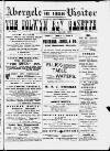 Abergele & Pensarn Visitor Saturday 27 May 1899 Page 1