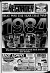 Nottingham Recorder Thursday 27 December 1984 Page 1