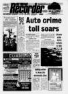 Nottingham Recorder Thursday 08 March 1990 Page 1