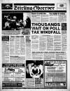 Stirling Observer Friday 16 November 1990 Page 1