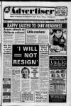 Oldham Advertiser Thursday 27 March 1986 Page 1