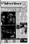 Oldham Advertiser Thursday 26 November 1987 Page 1