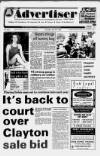 Oldham Advertiser Thursday 30 July 1992 Page 1