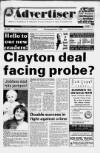 Oldham Advertiser Thursday 03 September 1992 Page 1