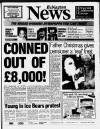 Bebington News Wednesday 18 December 1991 Page 1