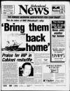 Birkenhead News Wednesday 21 March 1990 Page 1
