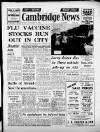 Cambridge Daily News Monday 13 January 1969 Page 1