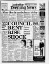 Cambridge Daily News Saturday 13 January 1990 Page 1