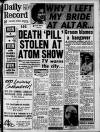 Daily Record Tuesday 11 November 1958 Page 1