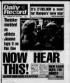Daily Record Saturday 02 August 1986 Page 1