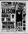 Daily Record Friday 17 October 1986 Page 1