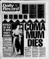 Daily Record Wednesday 22 October 1986 Page 1