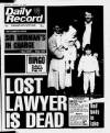 Daily Record Monday 12 January 1987 Page 1