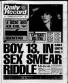 Daily Record Friday 22 January 1988 Page 1