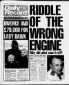Daily Record Wednesday 11 January 1989 Page 1
