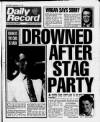 Daily Record Saturday 22 September 1990 Page 1