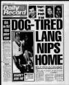 Daily Record Thursday 01 November 1990 Page 1