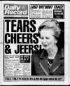 Daily Record Friday 23 November 1990 Page 1